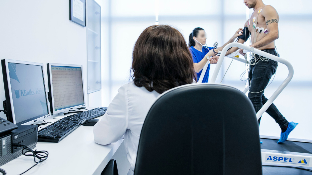 Prove ushtrimore ne Klinika Kajo